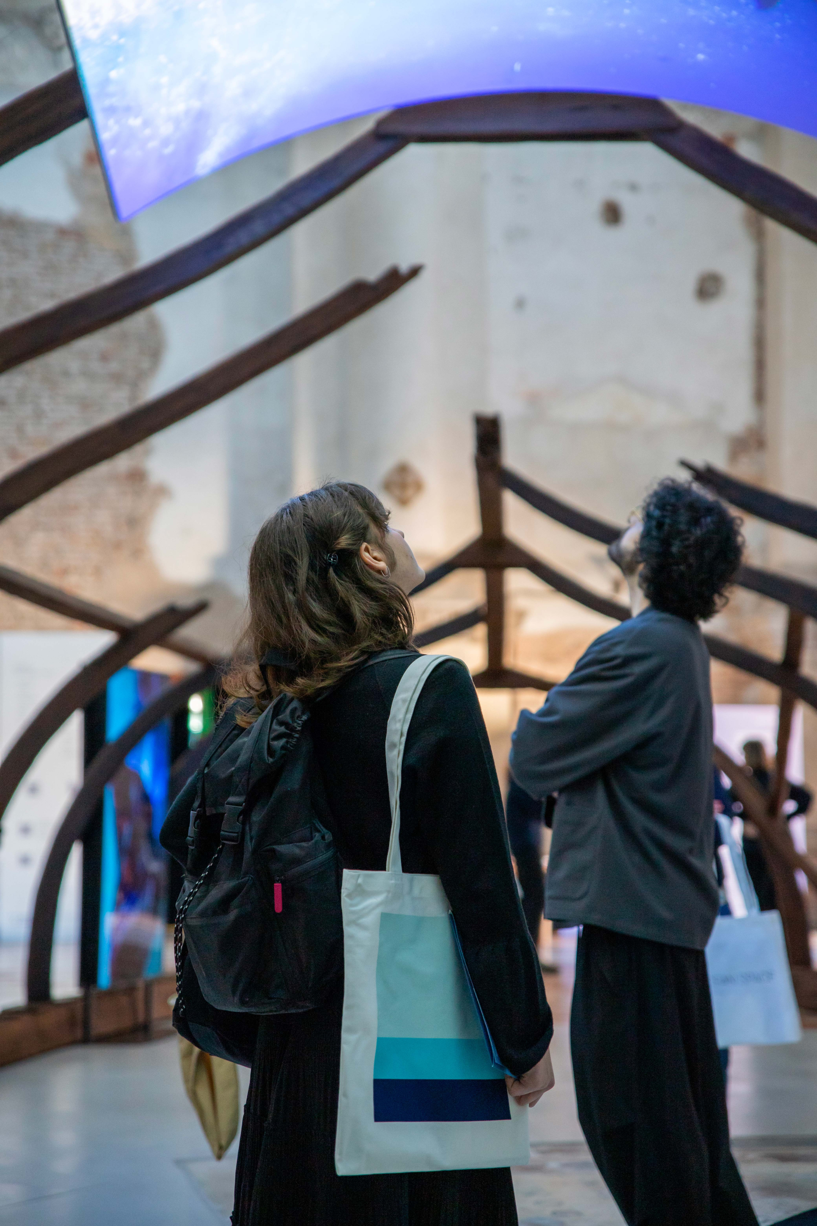 Visitatori della mostra, foto di: Lucrezia Ceselin