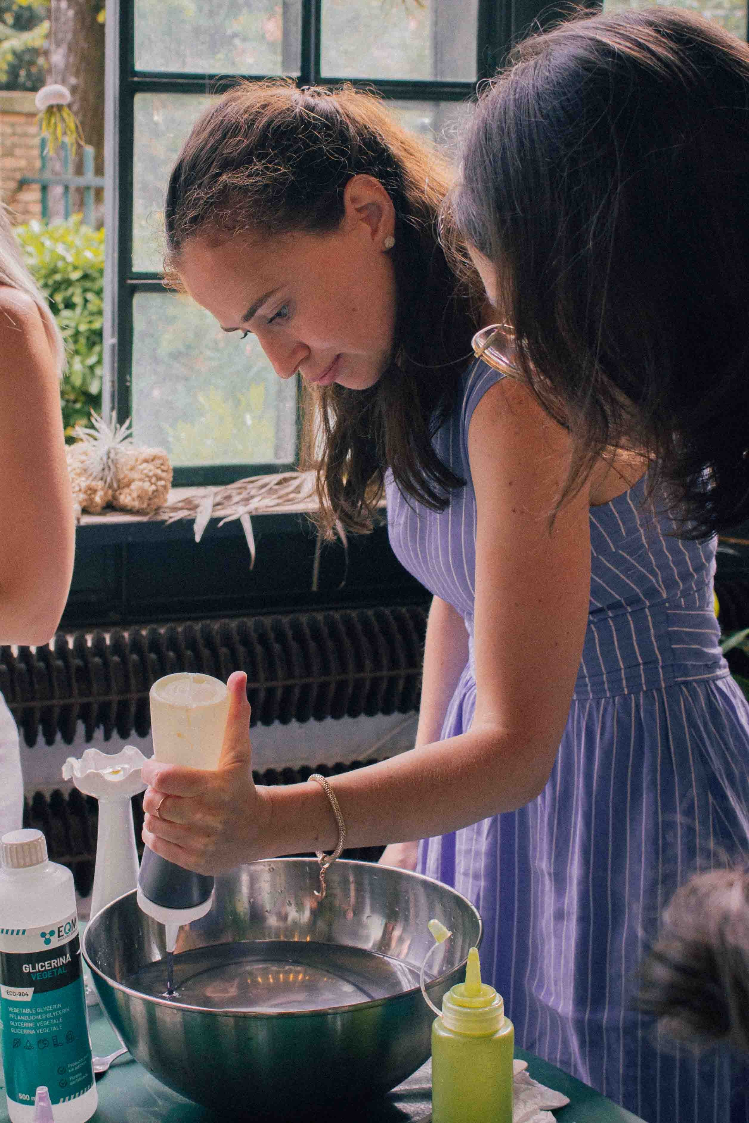 creazione di filati di alga